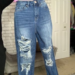 YMI High Waist Mom Jeans